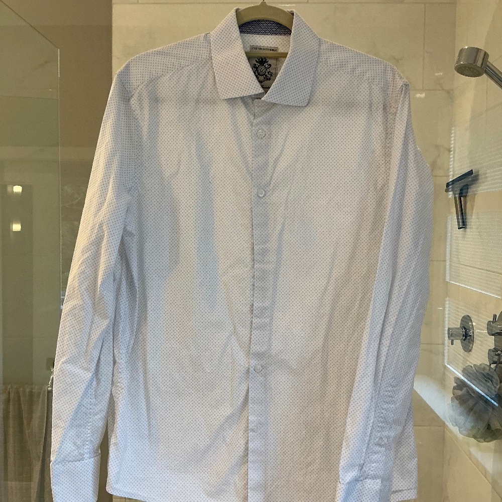 English Laundry Slim Fit Stretch Button Down Shirt